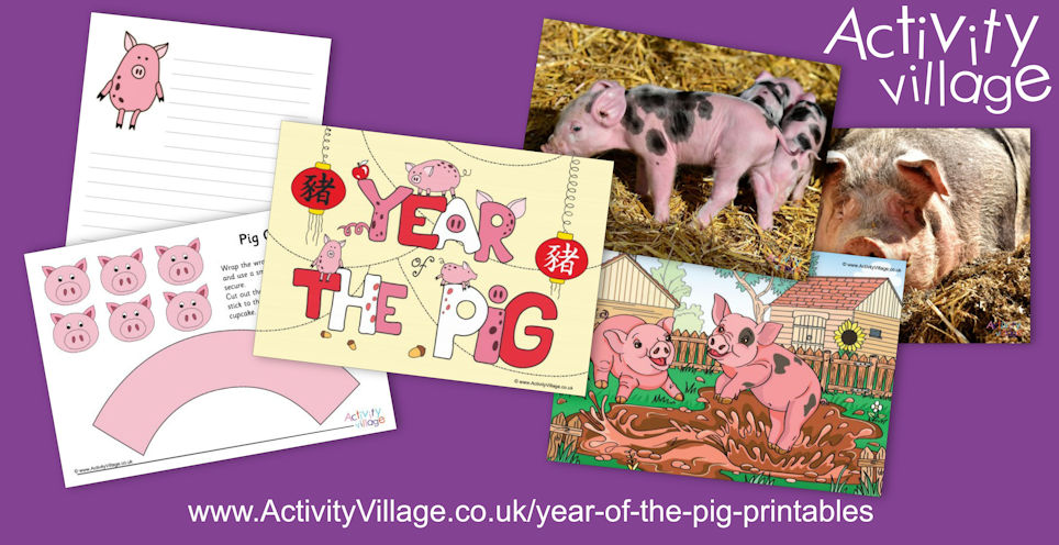 Even More Year of the Pig Printables